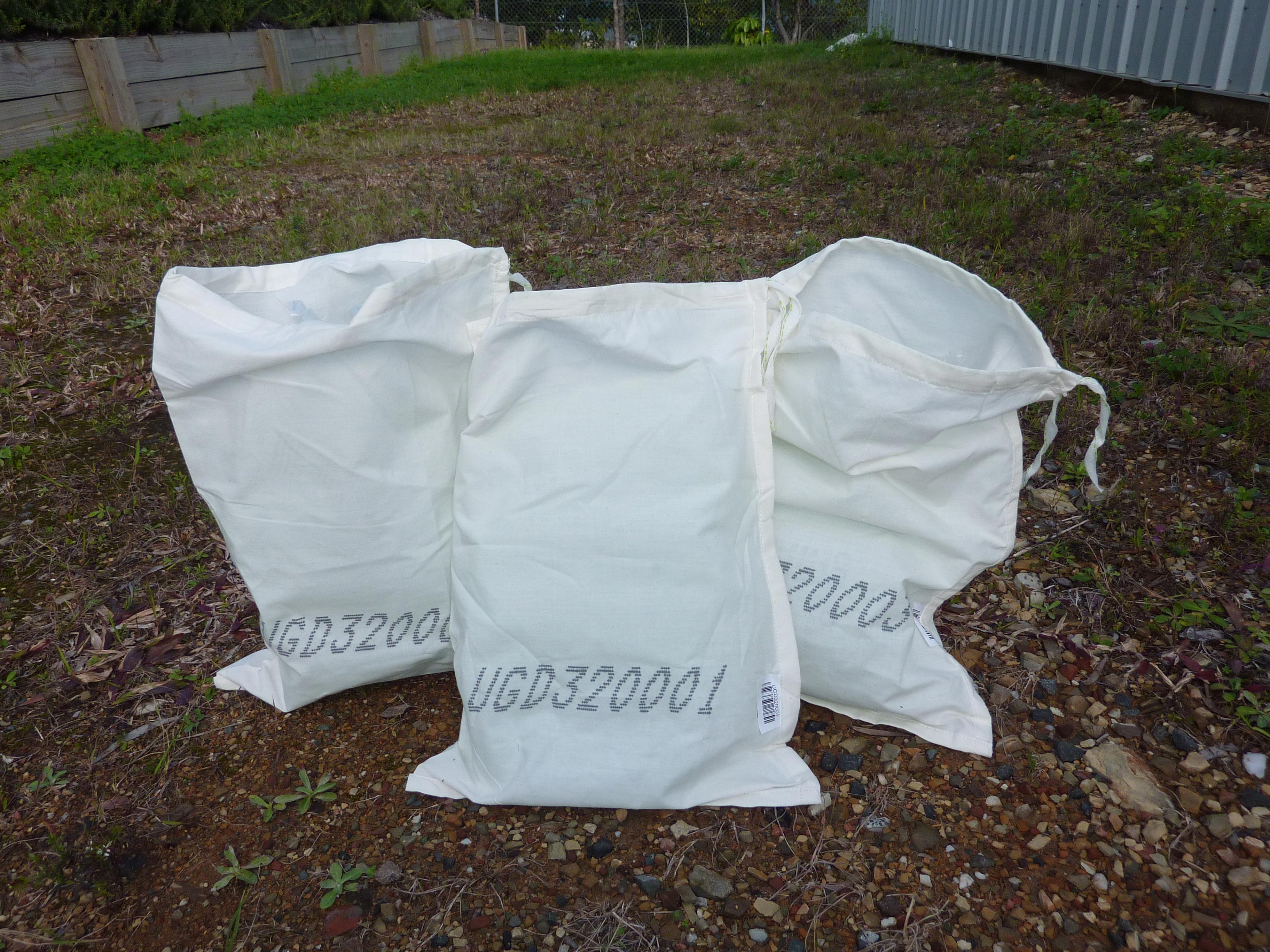 ProFab® Superior Pre-Numbered & Barcoded Drawstring Calico Bags